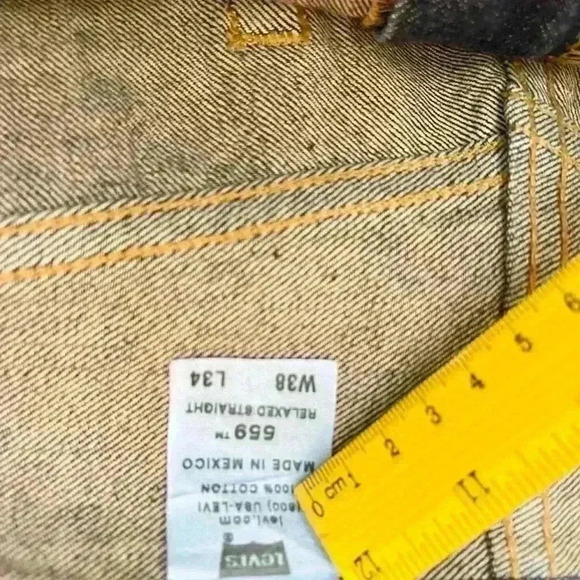 Levi Strauss Relaxed Straight Men’s Size 38W 34L - Picture 4 of 8